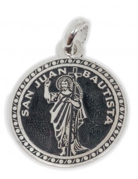 San Juan Bautista - medalla redonda grande