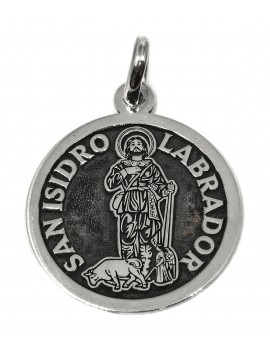 San Isidro Labrador Madrid - medalla redonda grande