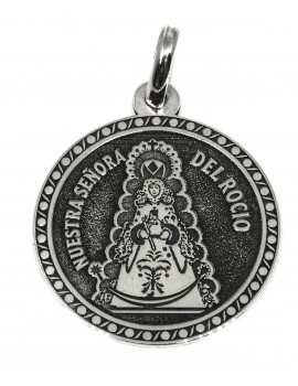 Nuestra Señora del Rocio - medalla redonda grande