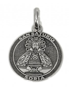 San Saturio - medalla redonda grande