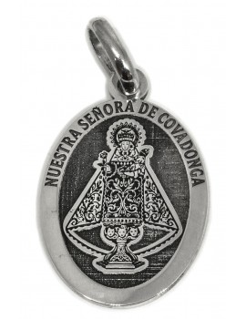 Nuestra Señora de Covadonga - medalla oval pequeña