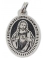 sagrado Corazón de Jesús - medalla oval grande