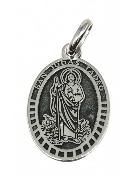San Judas Tadeo - medalla oval grande