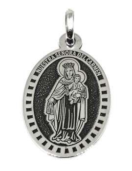 Nuestra Señora del Carmen - medalla oval pequeña