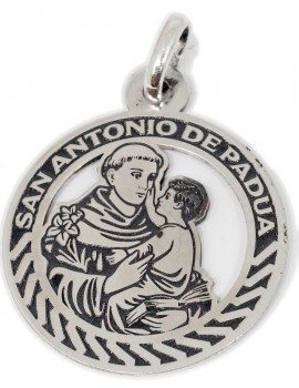 San Antonio de Padua - medalla calada grande