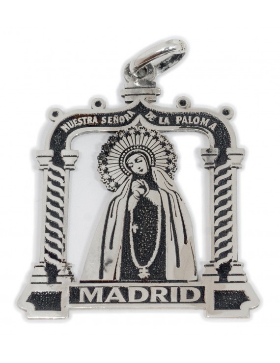 Nuestra Señora  de la Paloma Madrid - medalla calada pequeña