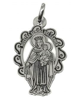 Nuestra Señora del Carmen - medalla calada grande