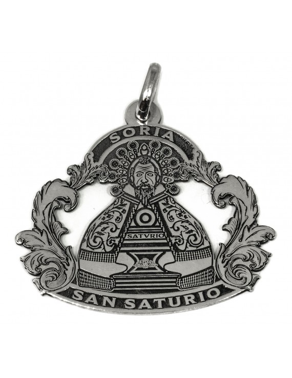 San Saturio - medalla calada grande